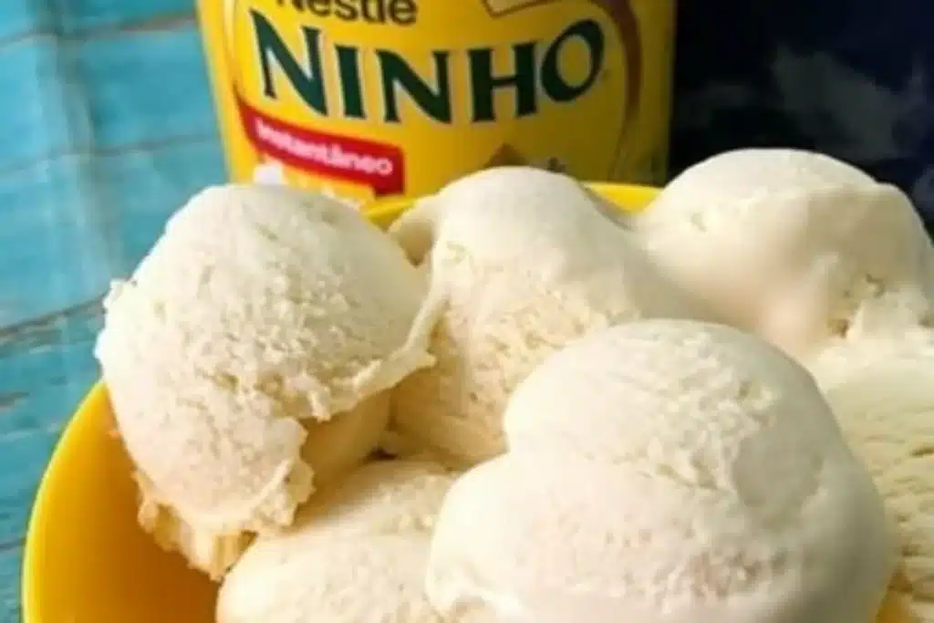 Receita de Sorvete de Leite Ninho