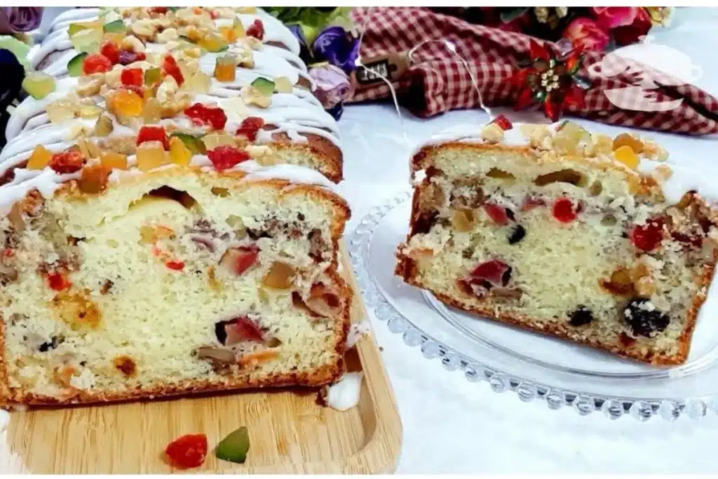 Bolo de Colomba Pascal de frutas