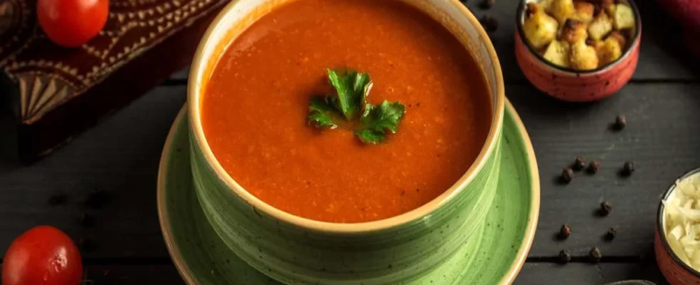 Sopa De Tomate De Forno