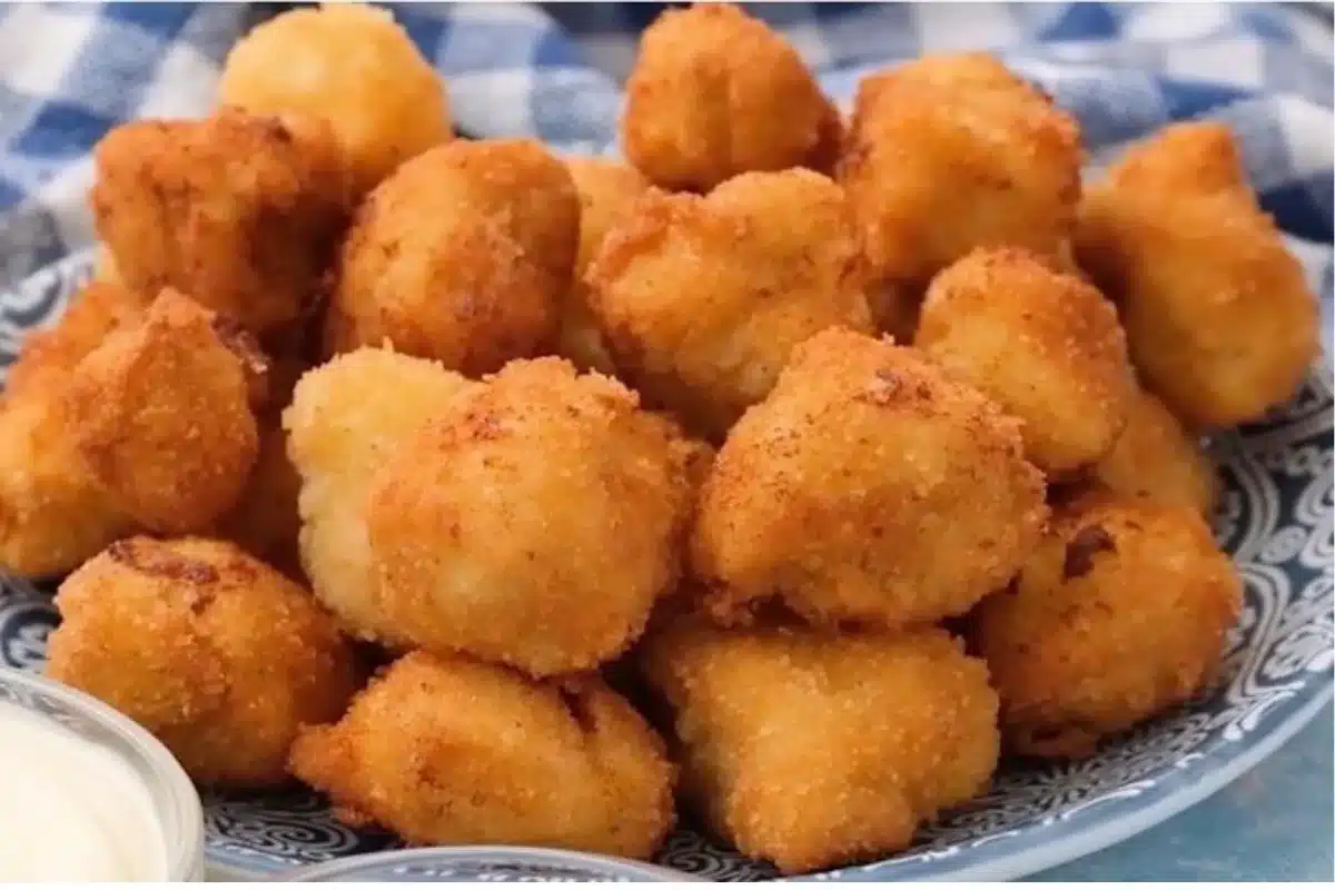 frango em cubinho empanado crocante