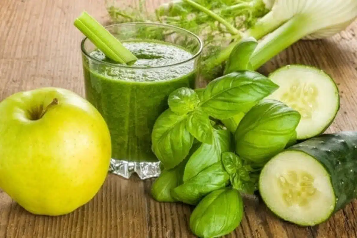 Suco detox de pepino