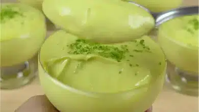 sobremesa de abacate